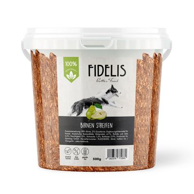 FIDELIS *Veggie Streifen Birne (500g-Eimer)
