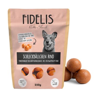 FIDELIS Schleckbällchen mit Rind (Lick Pops)