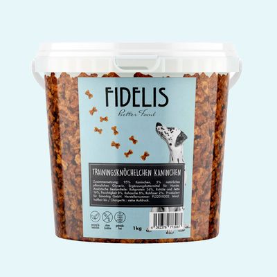 FIDELIS Trainingsknöchelchen Kaninchen (1kg-Eimer)