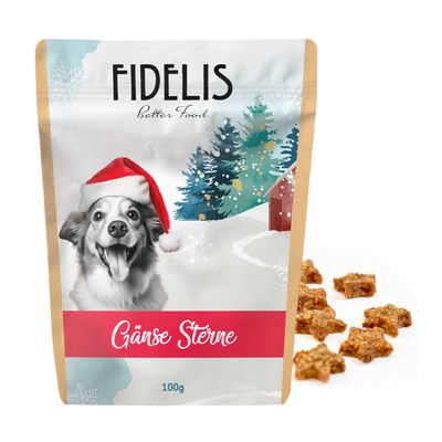 FIDELIS Gänse Sterne 100g