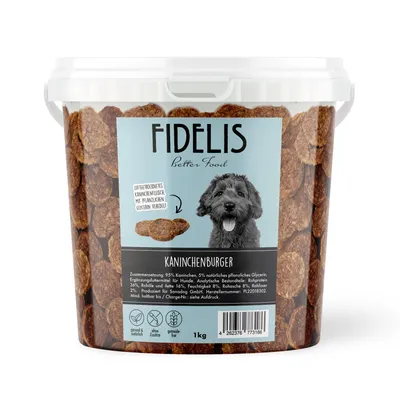 FIDELIS Kaninchenburger (1kg-Eimer) FIDELIS Kaninchenburger (1kg-Eimer)