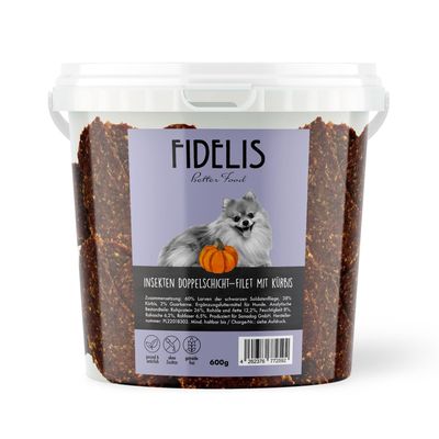 FIDELIS *Insekten Doppel Schichtfilet mit Kürbis (600g-Eimer)