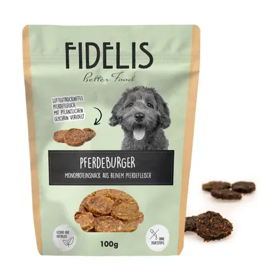 FIDELIS Pferdeburger (100g) FIDELIS Pferdeburger (100g)