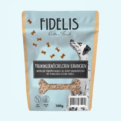 FIDELIS Trainingsknöchelchen Kaninchen (100g)