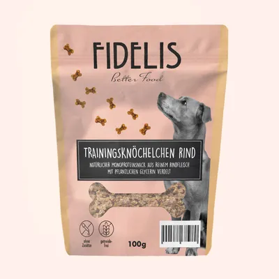FIDELIS Trainingsknöchelchen Rind (100g)