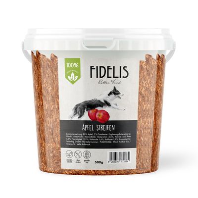 FIDELIS Veggie Streifen Apfel (500g-Eimer)