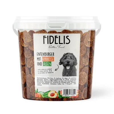 FIDELIS Entenburger mit Alge und Aprikose (1kg-Eimer)