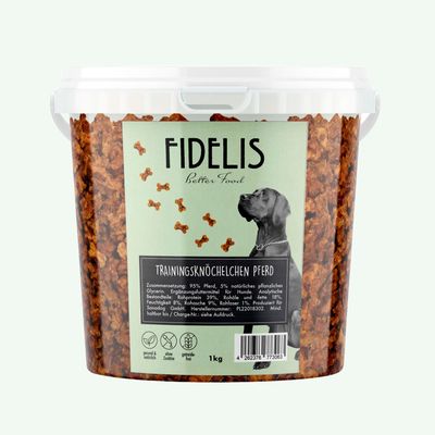 FIDELIS Trainingsknöchelchen Pferd (1kg-Eimer)