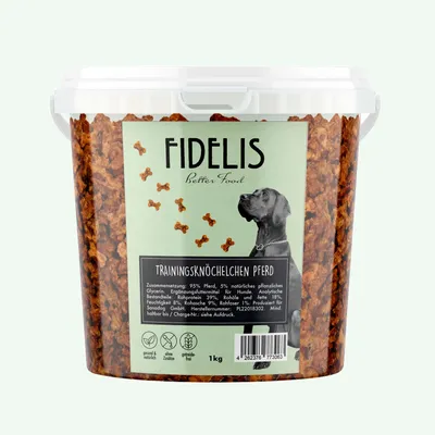 FIDELIS Trainingsknöchelchen Pferd (1kg-Eimer) FIDELIS Trainingsknöchelchen Pferd (1kg-Eimer)