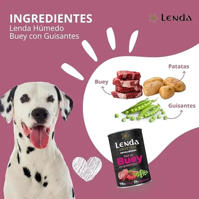 Lenda Paté para Perros Pack Degustación Pollo, Conejo y Buey