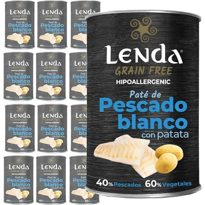 Lenda Paté para Perros Pescado Blanco con Patatas