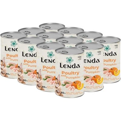Lenda Paté para Gatos Aves de Corral y Calabaza