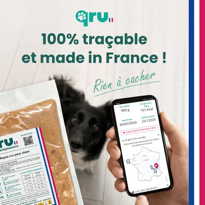 QRU - Repas BARF chien – Poulet Intro QRU - Repas BARF chien – Poulet Intro