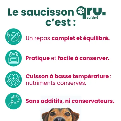 QRU - Repas complet chien – Pack découverte