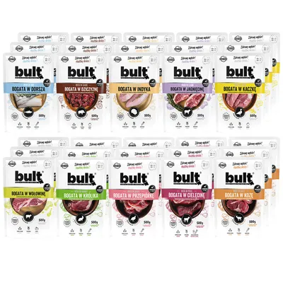 BULT Nassfutter für ausgewachsene Hunde im Beutel-Mix – 10 Sorten