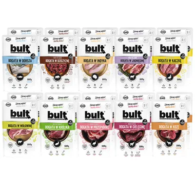 BULT Nassfutter für ausgewachsene Hunde im Beutel-Mix – 10 Sorten