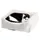 L 51 x B 46 x H 15 cm - grau