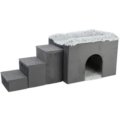 TRIXIE Höhle Harvey mit Treppe für Hunde TRIXIE Höhle Harvey mit Treppe für Hunde