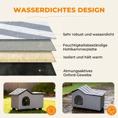 PawHut Katzenhaus