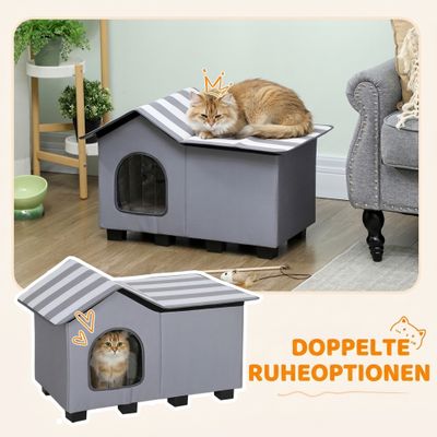 PawHut Katzenhaus