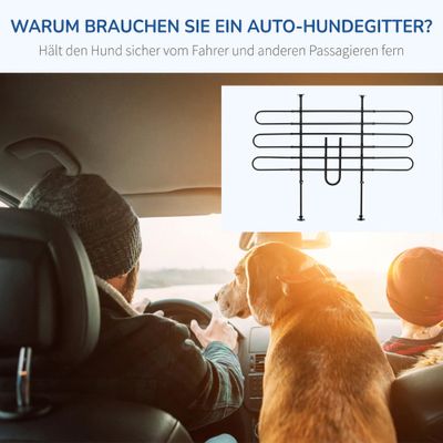 PawHut Auto Schutzgitter
