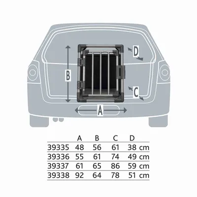 TRIXIE Transportbox, Aluminium