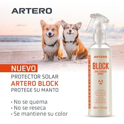 Artero Protection solaire en spray pour chiens Block