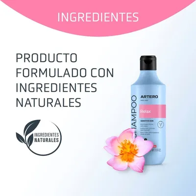 Artero Champú Relax hipoalergénico para pieles sensibles Artero Champú Relax hipoalergénico para pieles sensibles