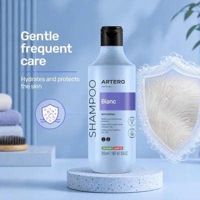 Artero Champú Blanc para pelo blanco y oscuro Artero Champú Blanc para pelo blanco y oscuro