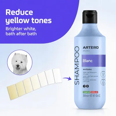 Artero Blanc Shampoo für weißes und dunkles Fell