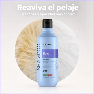 Artero Champú Blanc para pelo blanco y oscuro