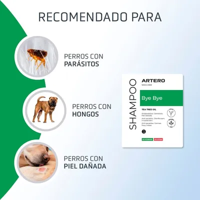 Artero Bye Bye Antiparasiten-Shampoo für Hunde