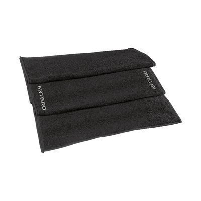 Artero Serviette en coton noire pour chiens et chats