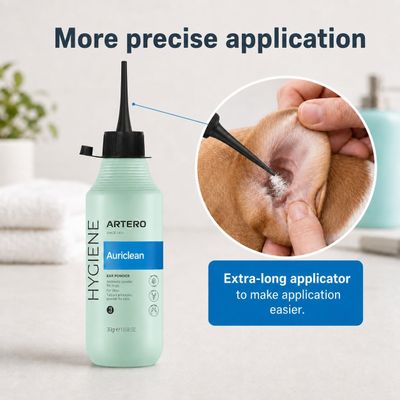 Artero Auriclean poudre antiseptique pour épiler les oreilles