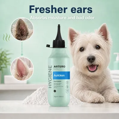 Artero Auriclean poudre antiseptique pour épiler les oreilles Artero Auriclean poudre antiseptique pour épiler les oreilles