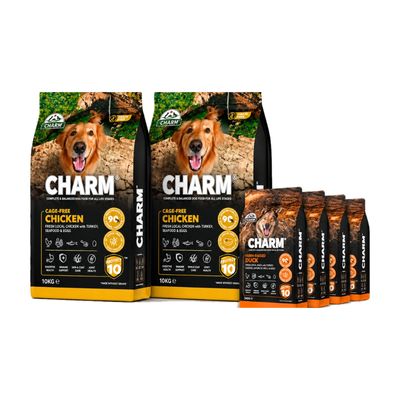 CHARM Croquettes Poulet Fermier pour Chien - Sans Céréales