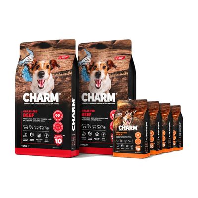 CHARM Croquettes Bœuf pour Chien - Sans Céréales