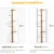 HausPets Árbol Gato Pared 205cm, Giratorio 360°, Altura Ajustable, Yute HausPets Árbol Gato Pared 205cm, Giratorio 360°, Altura Ajustable, Yute