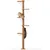 HausPets Árbol Gato Pared 205cm, Giratorio 360°, Altura Ajustable, Yute HausPets Árbol Gato Pared 205cm, Giratorio 360°, Altura Ajustable, Yute