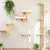 HausPets Estante Pared Gato 2 Plataformas, Percha Madera Hevea HausPets Estante Pared Gato 2 Plataformas, Percha Madera Hevea
