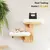 HausPets Estante Pared Gato 2 Plataformas, Percha Madera Hevea HausPets Estante Pared Gato 2 Plataformas, Percha Madera Hevea