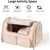 HausPets Bolsa Transporte Gato 44x30x29cm, 4 Ventanas Malla, Viaje Aéreo HausPets Bolsa Transporte Gato 44x30x29cm, 4 Ventanas Malla, Viaje Aéreo