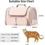 HausPets Bolsa Transporte Gato 44x30x29cm, 4 Ventanas Malla, Viaje Aéreo HausPets Bolsa Transporte Gato 44x30x29cm, 4 Ventanas Malla, Viaje Aéreo