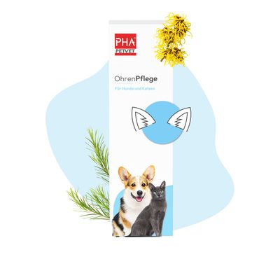 Kauartikel.com PHA OhrenPflege für Hunde u. Katzen 100 ml