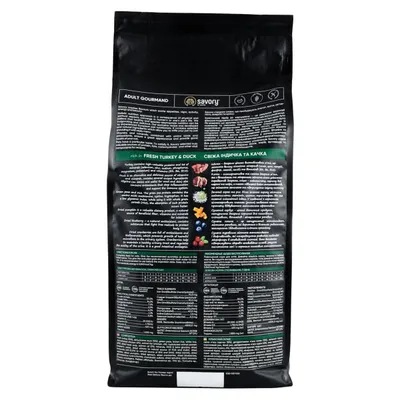 Savory Trockenfutter für Katzen mit Pute & Ente