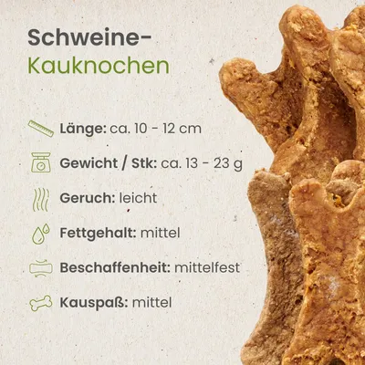 Kauartikel.com Schweine-Kauknochen Kauartikel.com Schweine-Kauknochen