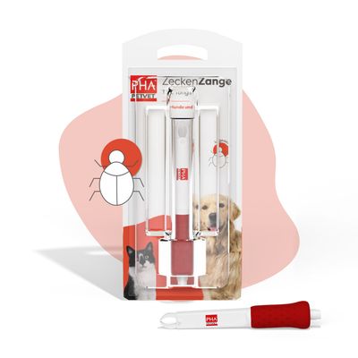 Kauartikel.com PHA ZeckenZange für Hunde u. Katzen