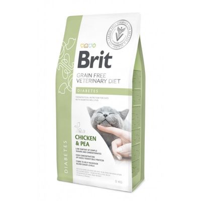 Brit Veterinary Diets Croquettes Diabetes Grain Free pour chat