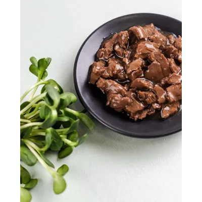 Savory Nassfutter für Kitten mit Lachs & Karotte