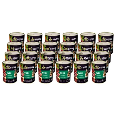 Savory Nassfutter für Katzen mit Ente